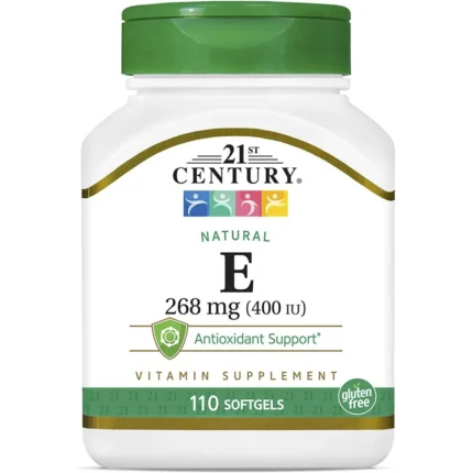 Vitamina e 180 Mg 400 Ui 110 cápsulas 21st Century