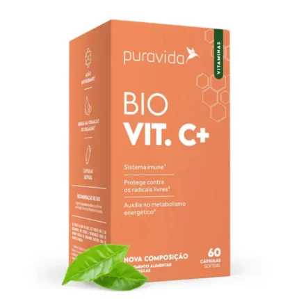 Vitamina C Lipossomal Pura Vida 60cap | Bio Vit. C+