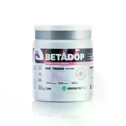 Pré-treino Elemento Puro Beta Alanina Betadop Tutti Frutti 300g
